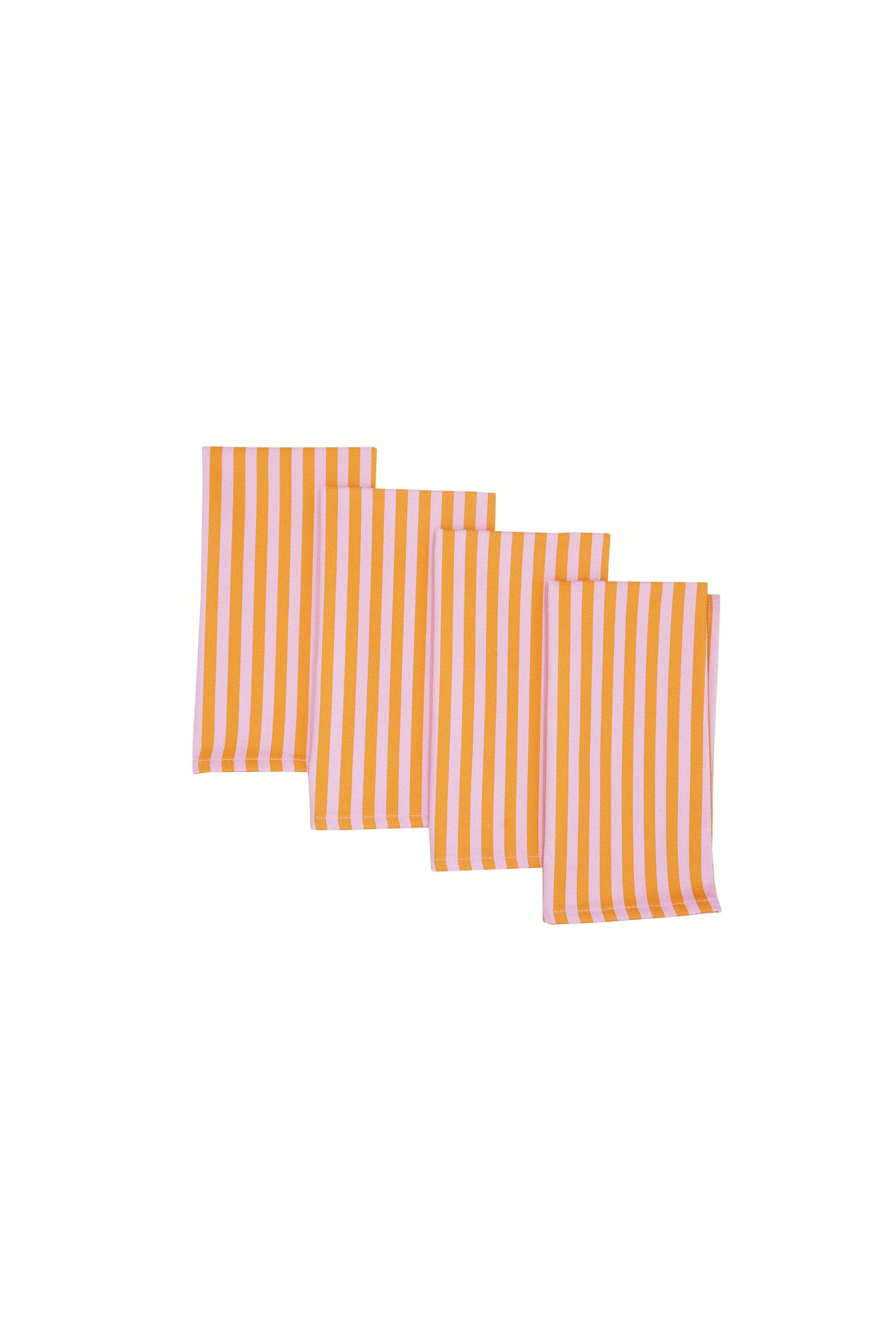 Rhubarb and Custard Napkins (Set of 4)