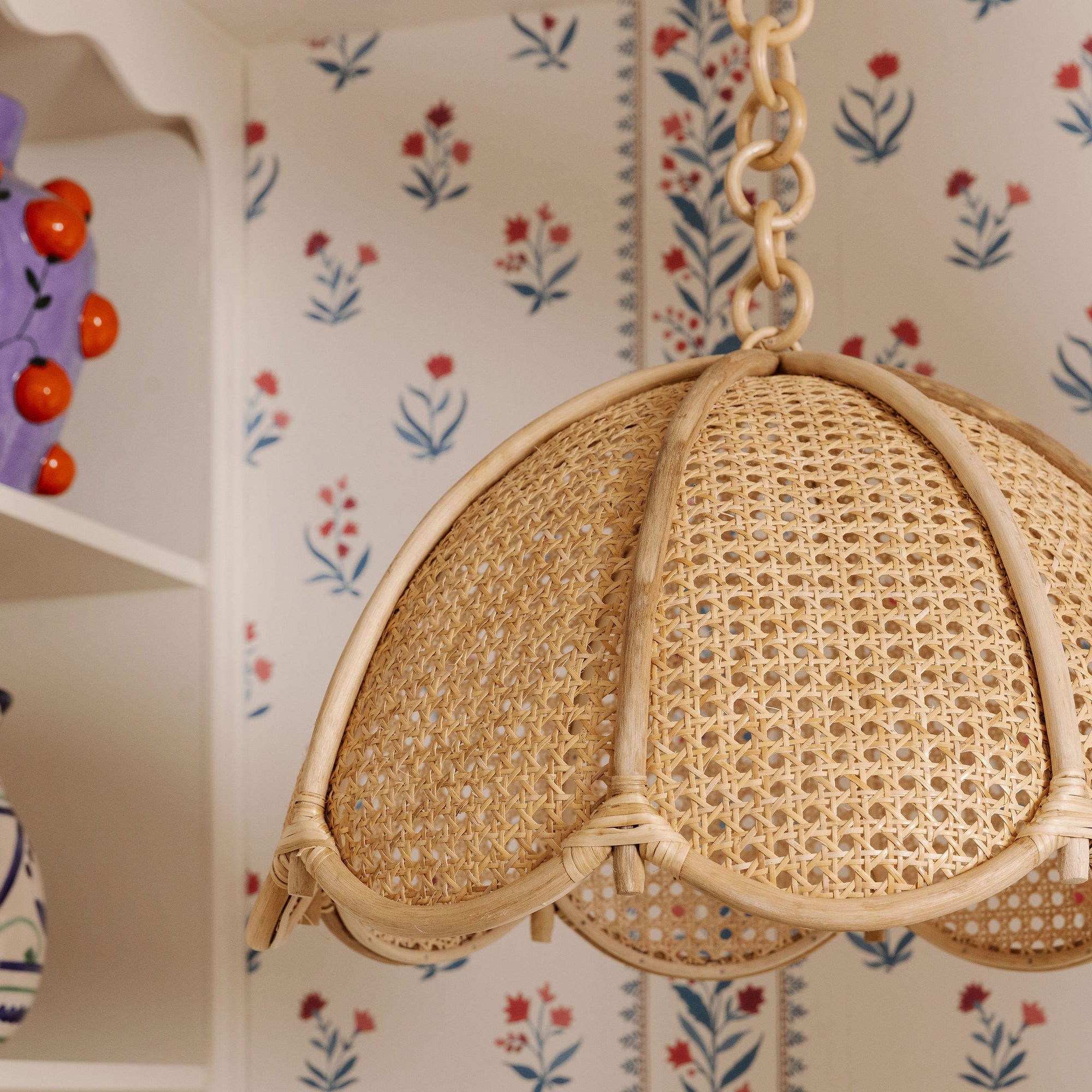 Riviera Rattan Pendant Shade, Large