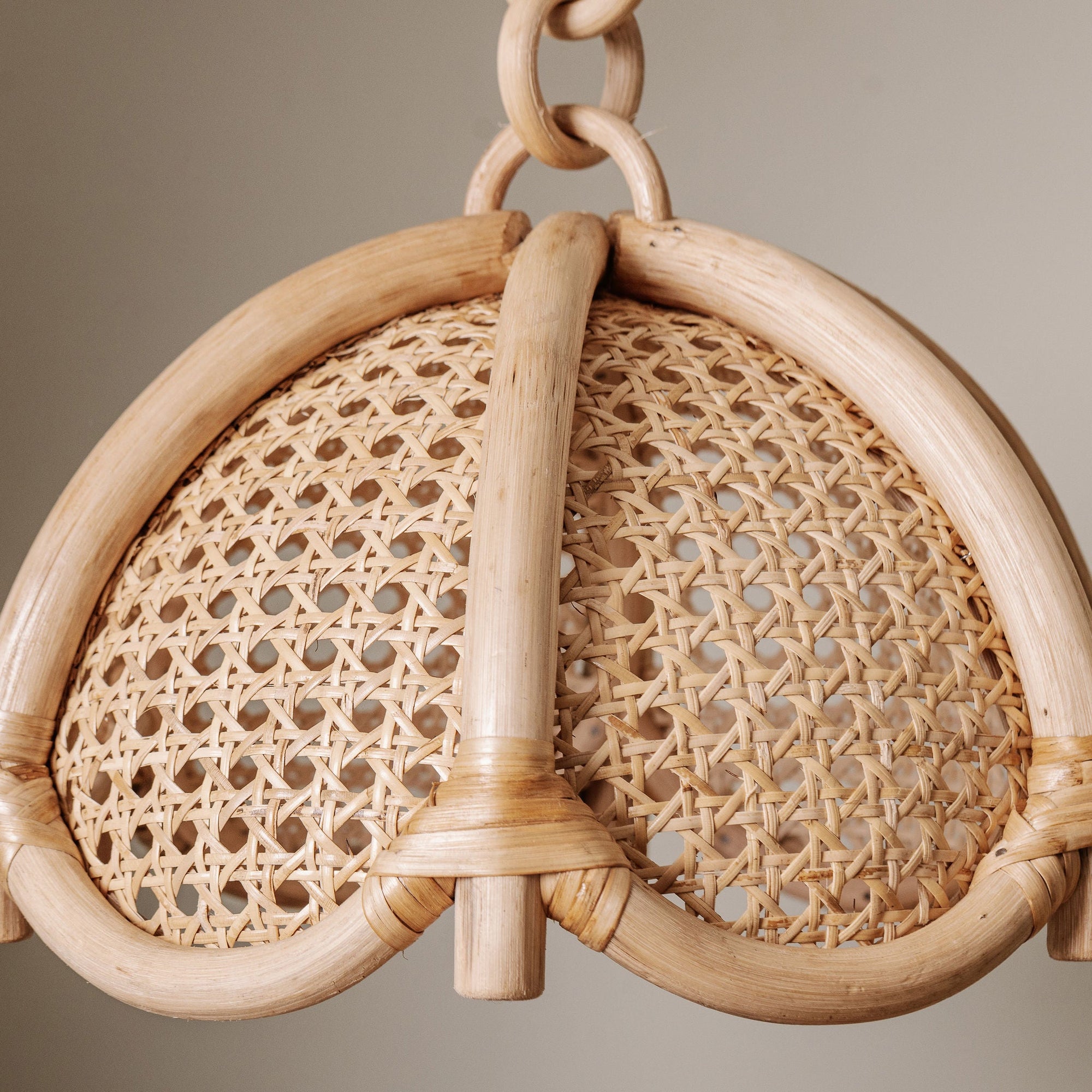 Riviera Rattan Pendant Shade, Small