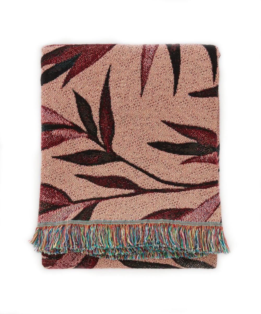 Growth Blush - Recycled Cotton Woven Throw