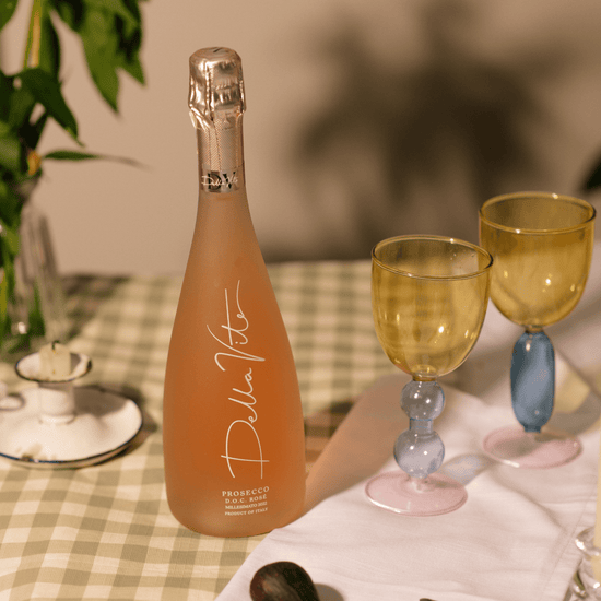 Poppy's Prosecco Bundle - Set of Two Glasses with Bottle of Prosecco