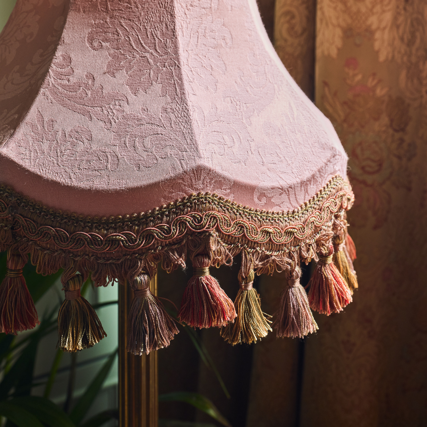 The Rose Quartz Damask Lampshade