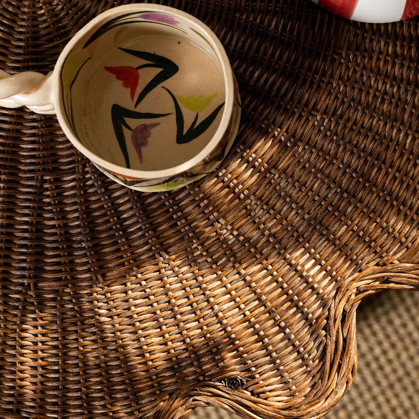 Ruby Rattan Side Table