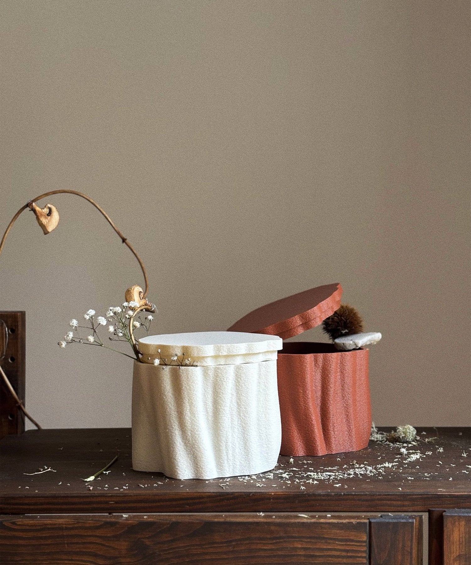 Ruut | Storage Pot 01 | Burnt Ochre