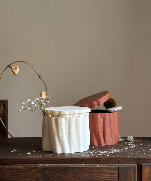 Ruut | Storage Pot 01 | Burnt Ochre