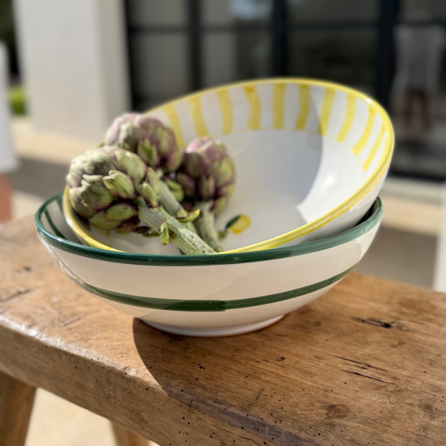 Green Capri Serving Bowl - 30 cm