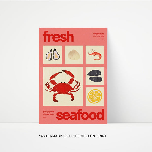 Fresh Seafood Print