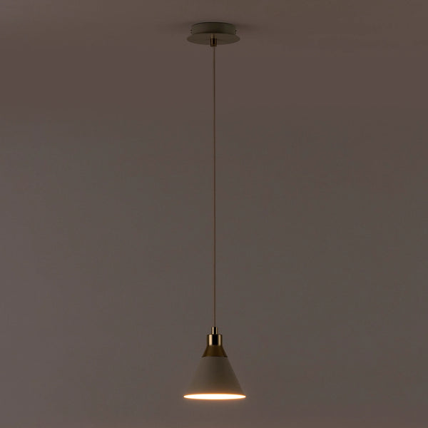 Sand cone pendant ceiling light
