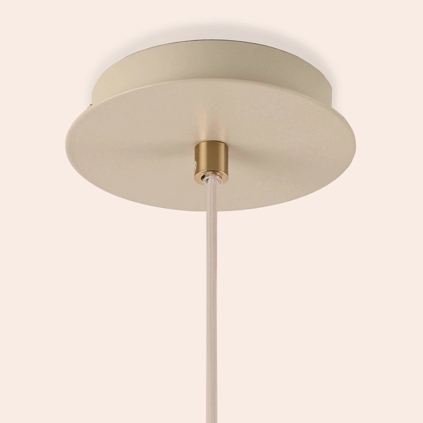 Sand cone pendant ceiling light