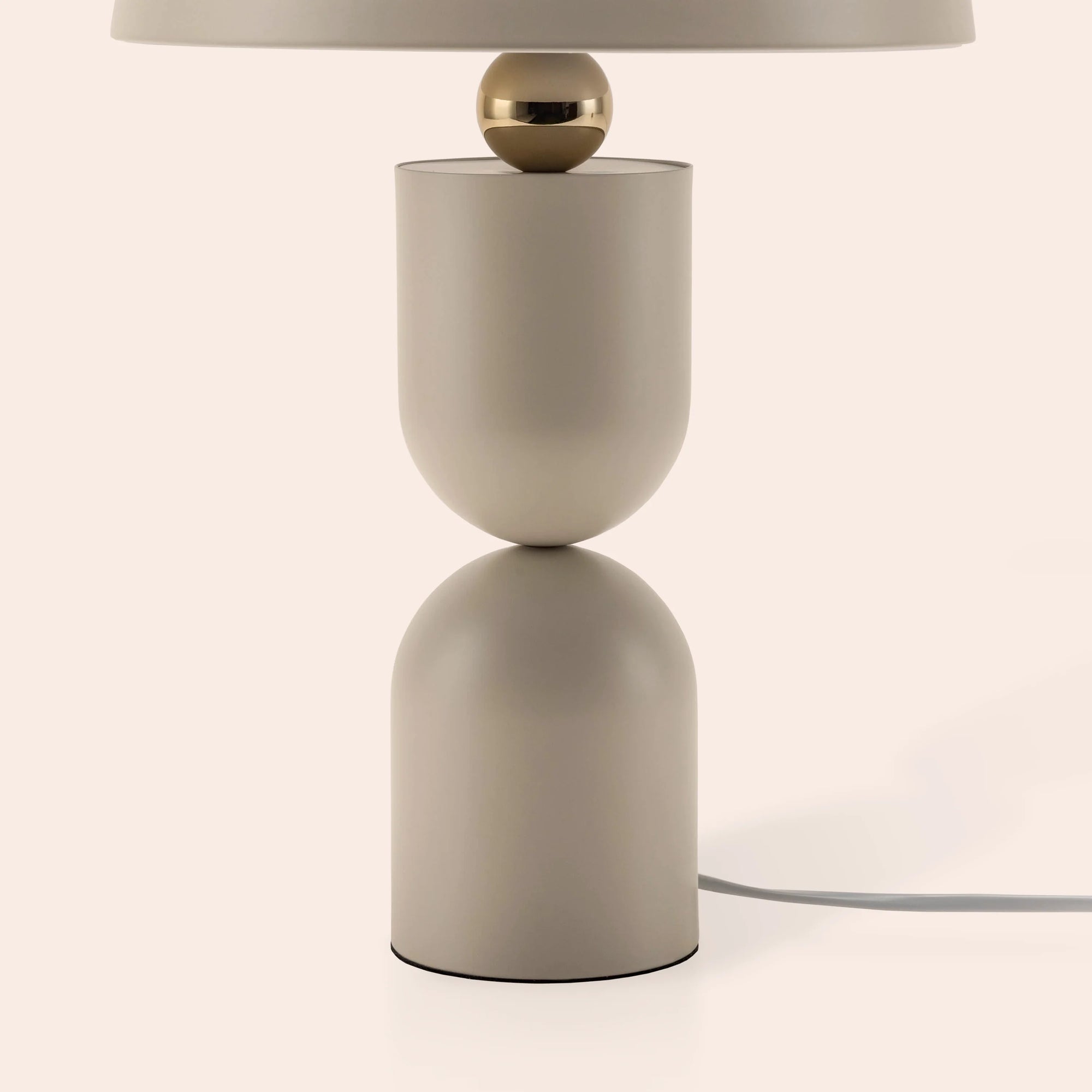 Sand mushroom dome table lamp