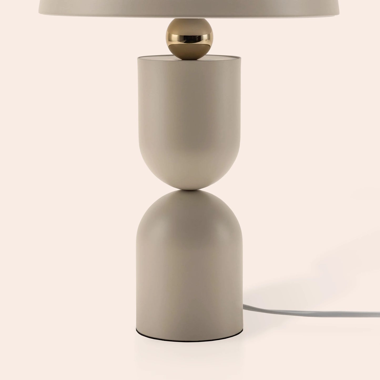 Sand mushroom dome table lamp