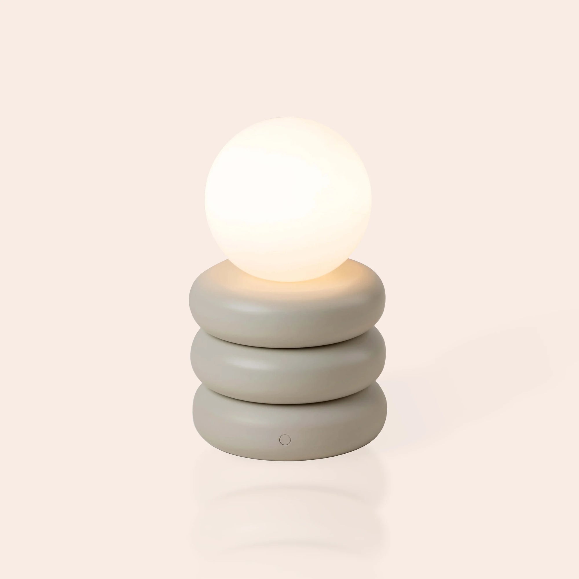 Sand cordless table lamp