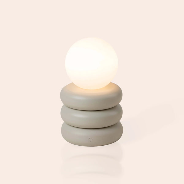 Sand cordless table lamp