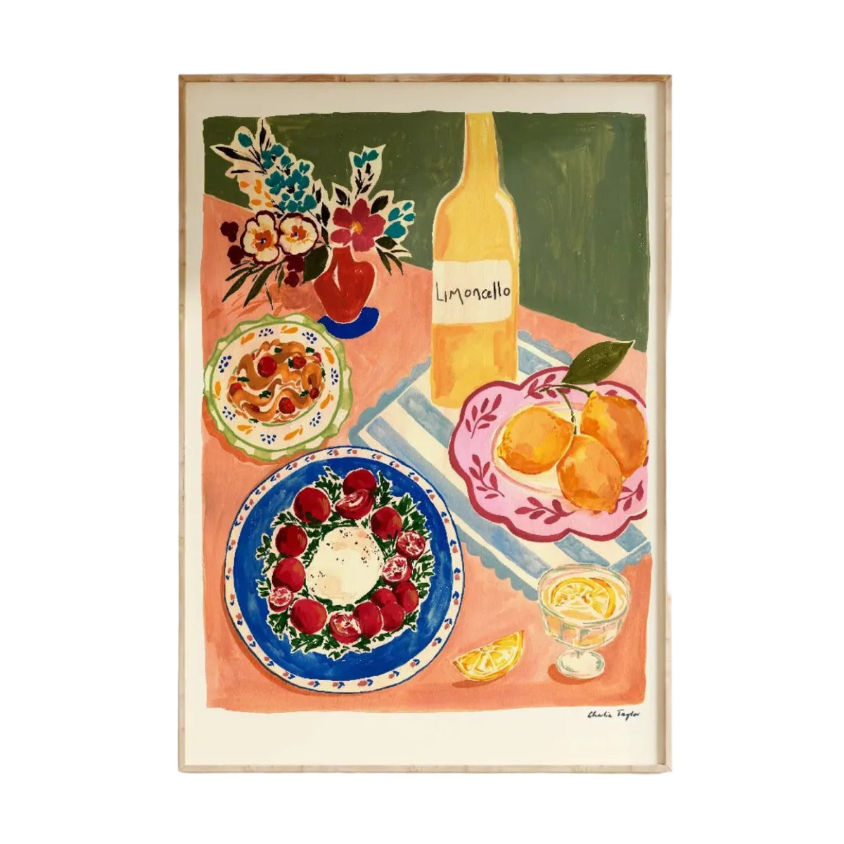 Sicily Dinner' Print