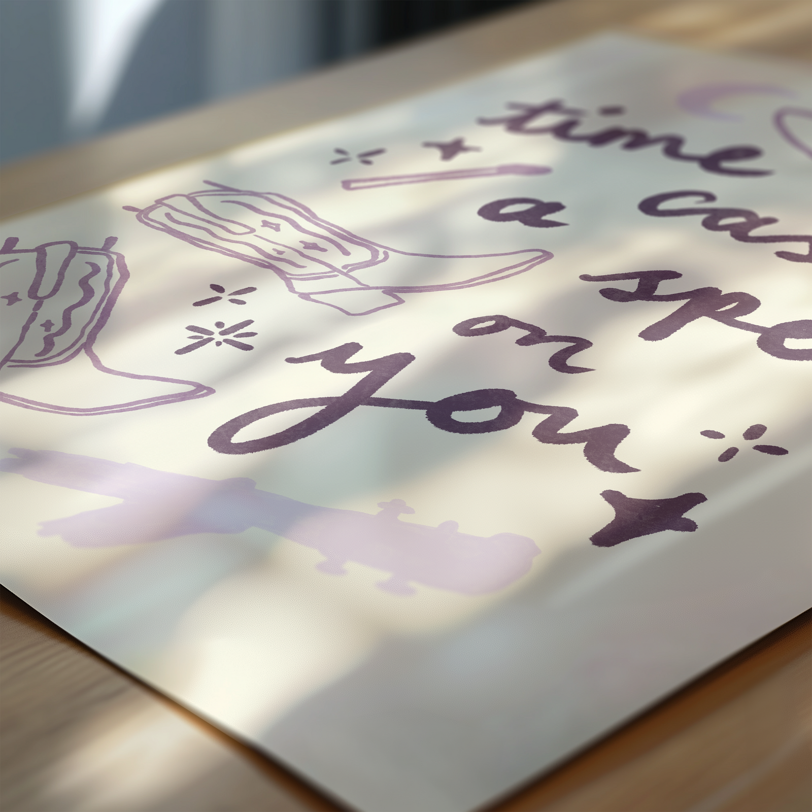 Time Cast A Spell On You Print