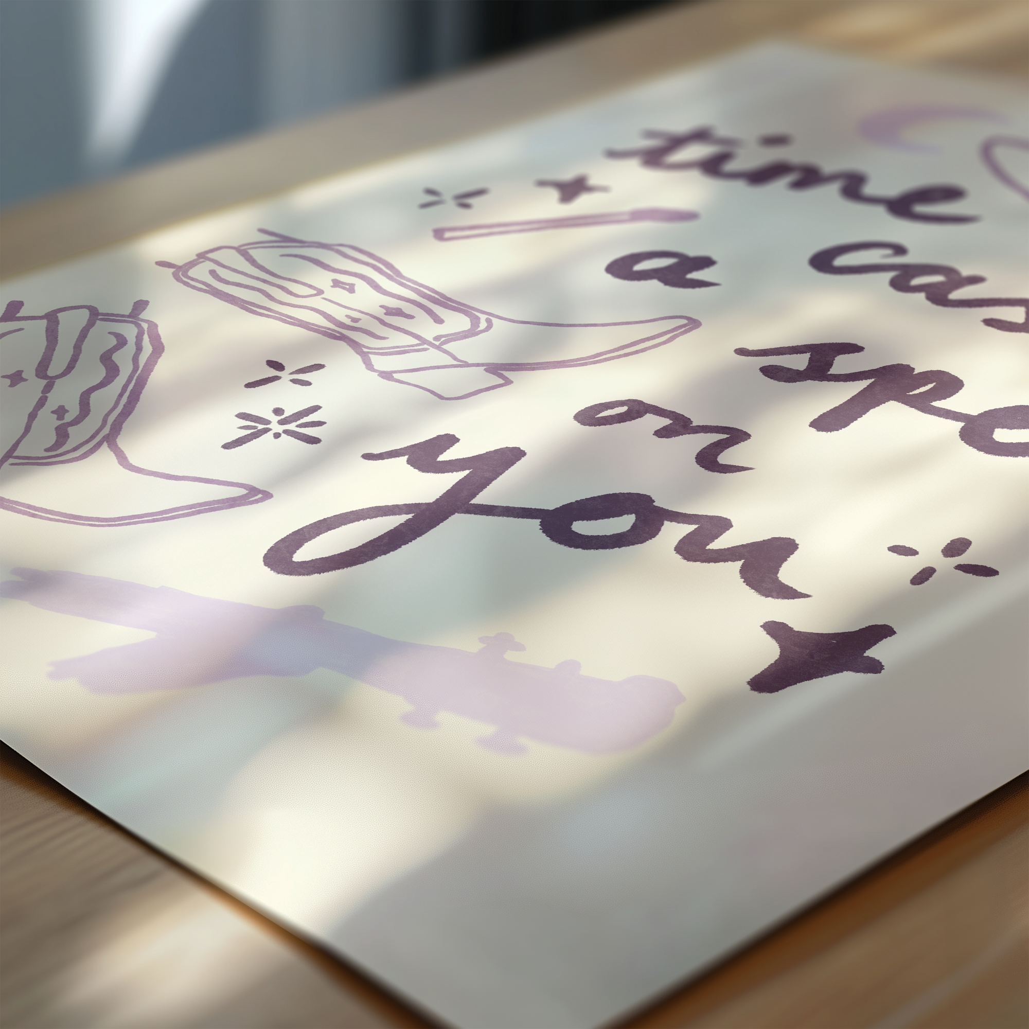 Time Cast A Spell On You Print