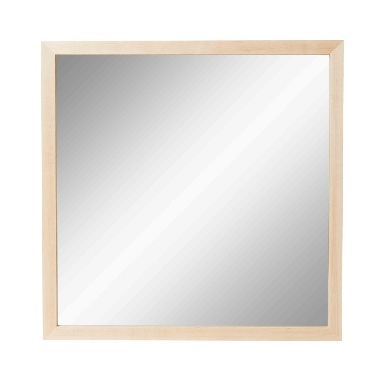 Slat Hand-Finished Custom Mirror | Maple/Walnut