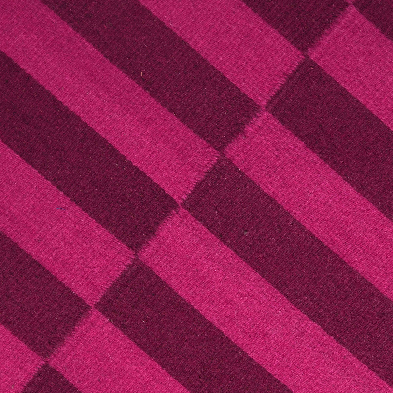 Fresh Natural Dye Handwoven Rug | Pink