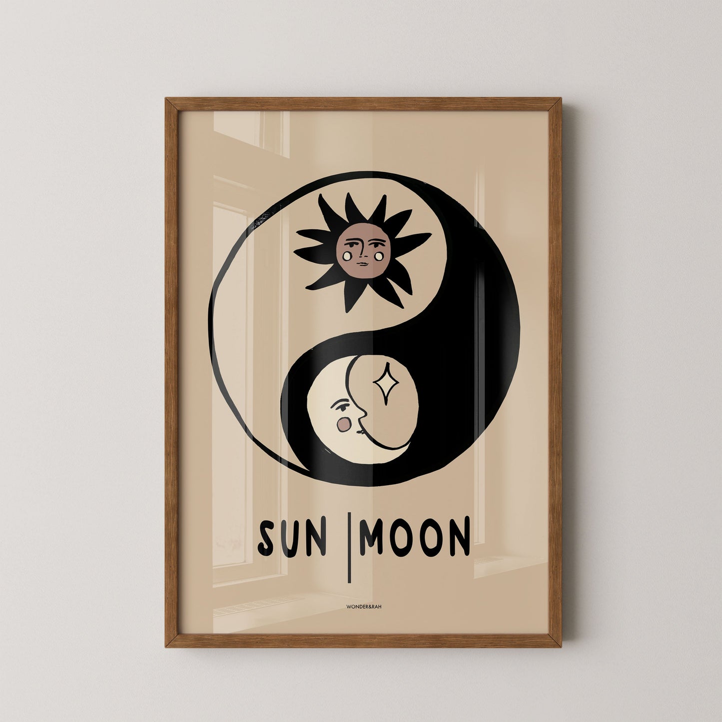 Yin Yang Sun Moon Print