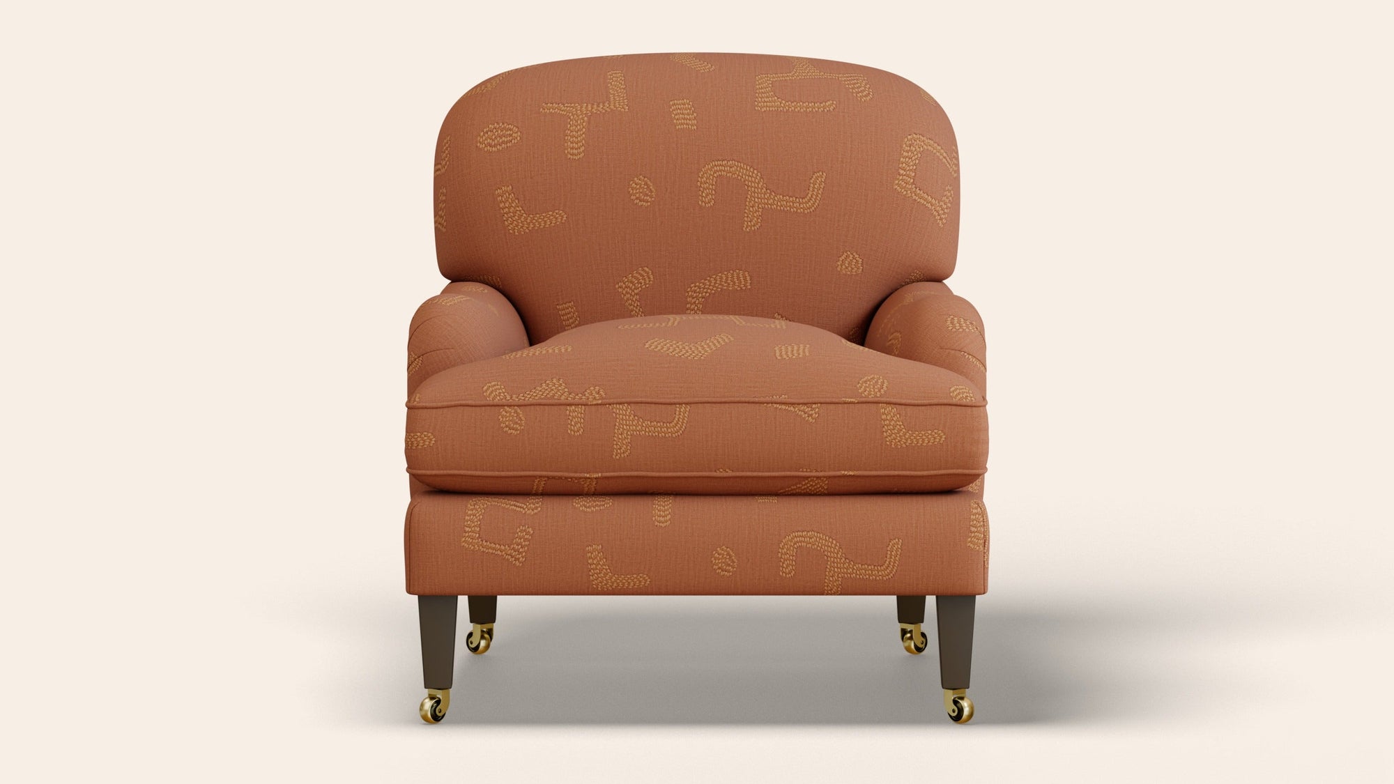 Sofia Armchair, Raphia, Tobacco