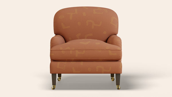 Sofia Armchair, Raphia, Tobacco