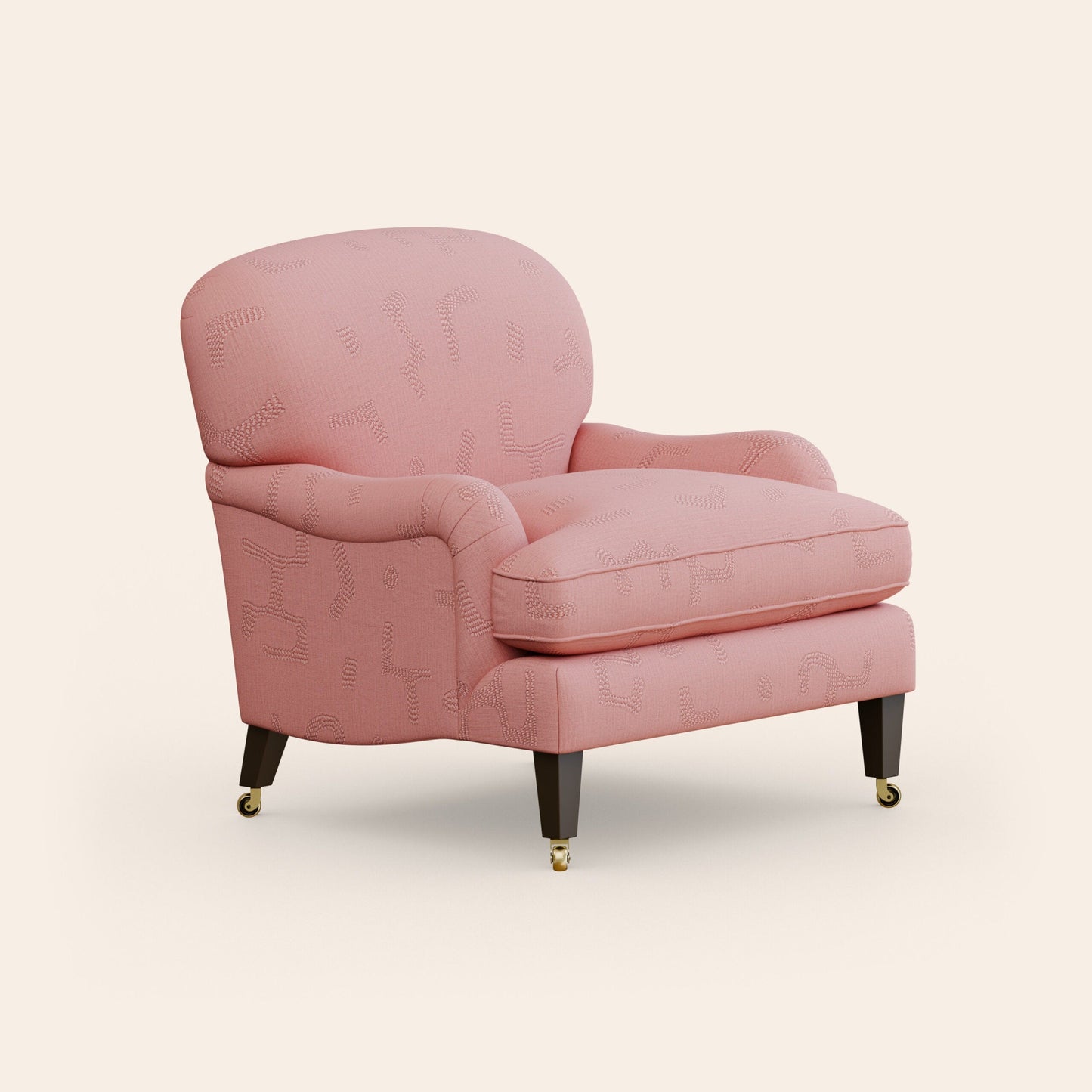 Sofia Armchair, Raphia, Clay