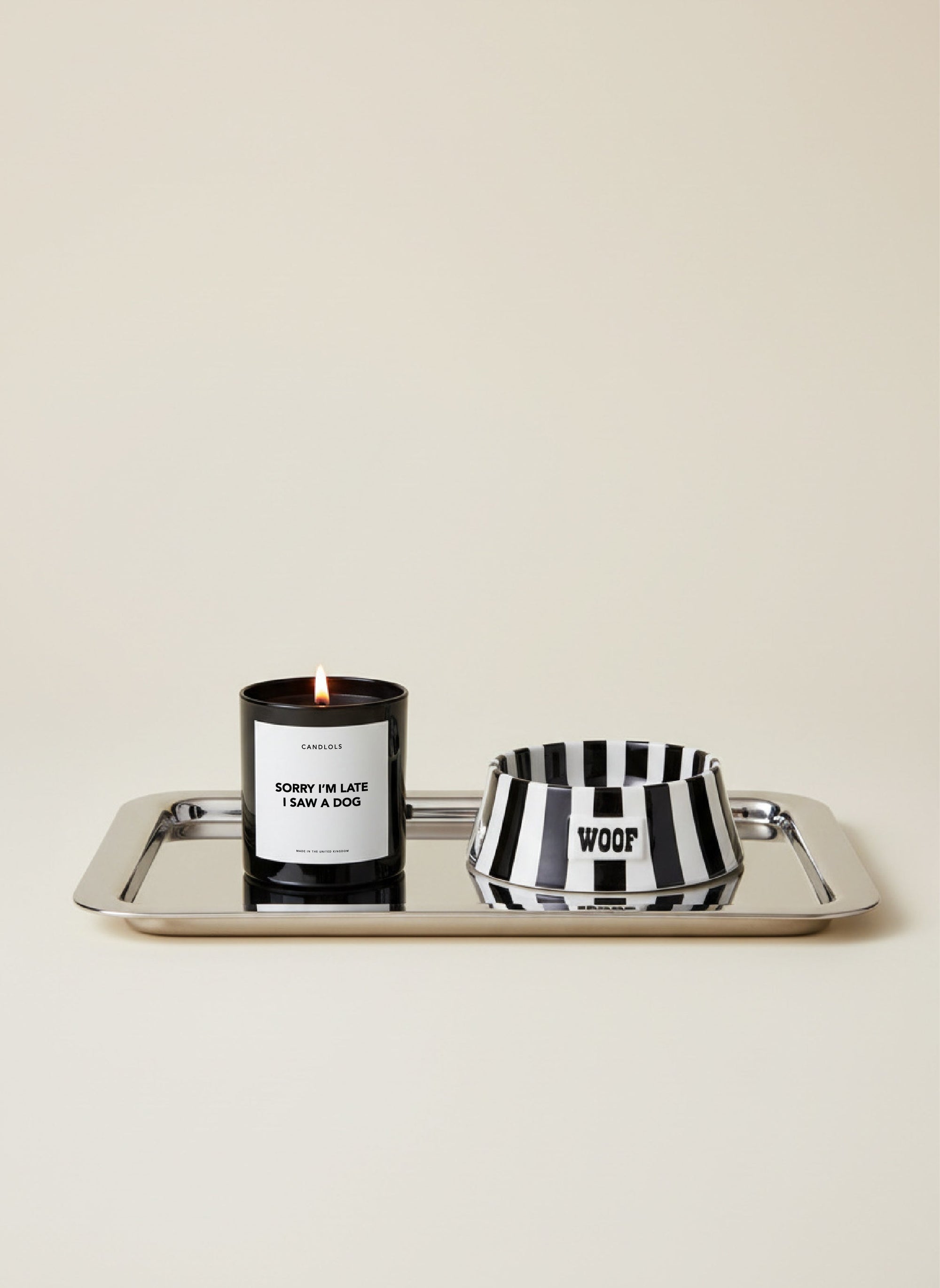Sorry I'm Late I Saw A Dog, Luxury Scented Candle
