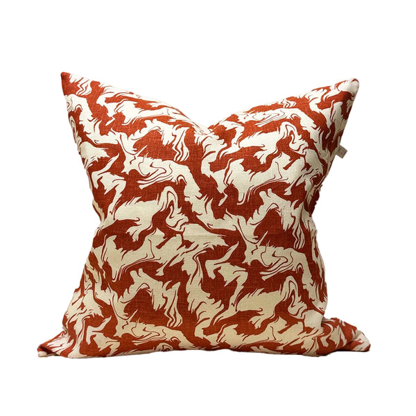 Pillow / Gilbert / Brick Square Cushion