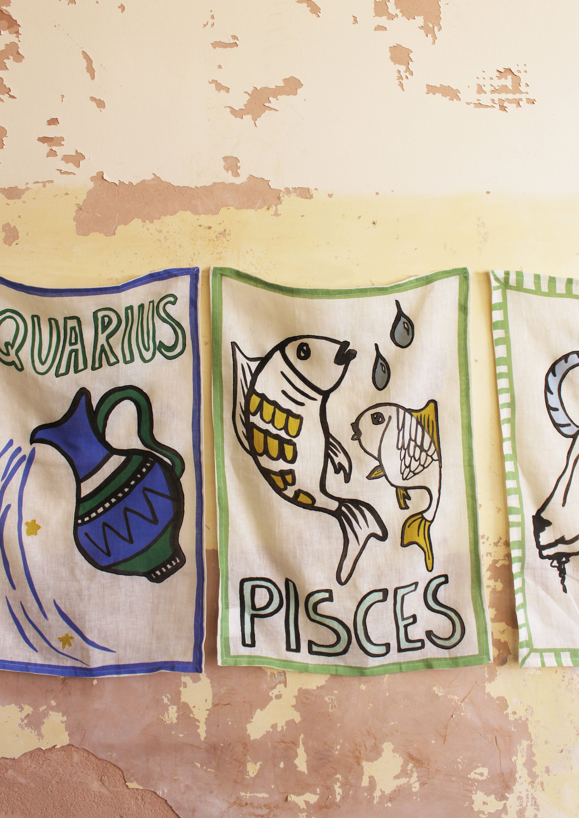 Aquarius Tea Towel