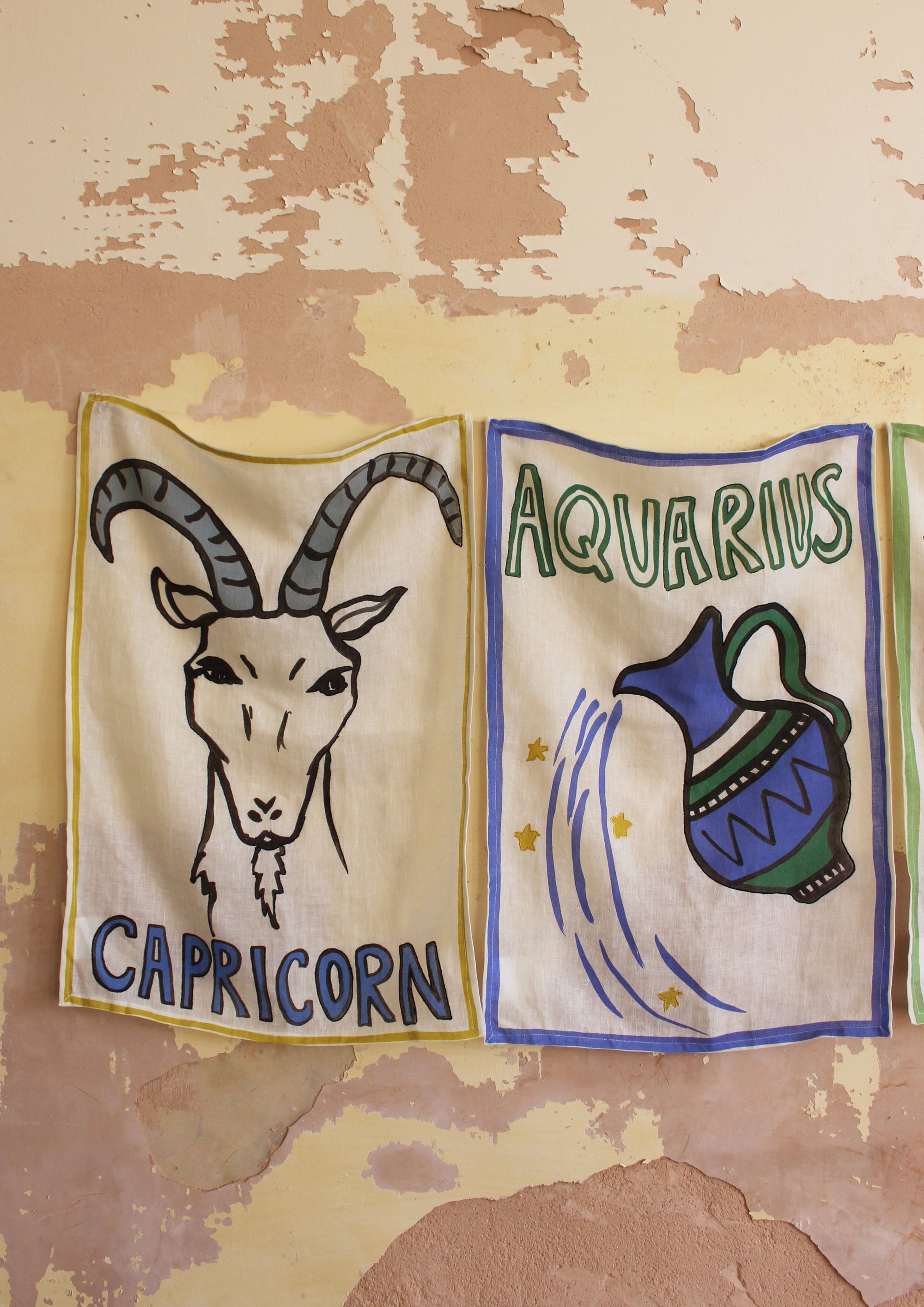 Capricorn Tea Towel