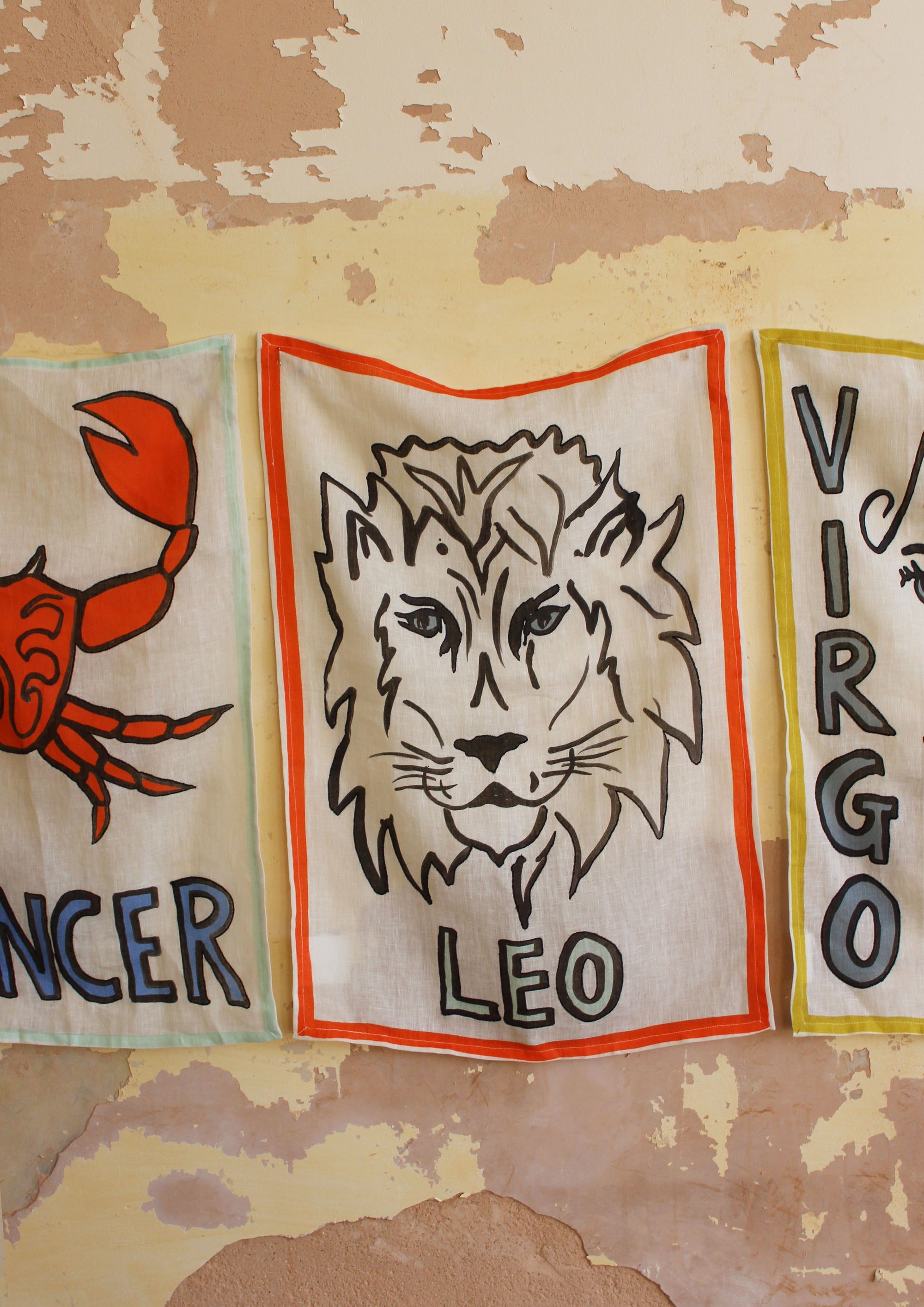 Leo Tea Towel