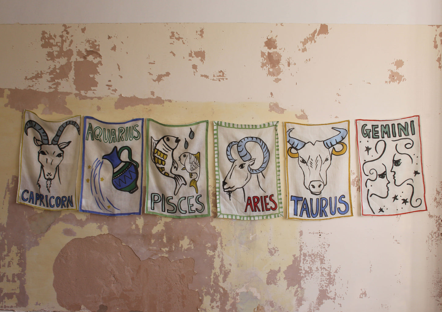 Aquarius Tea Towel