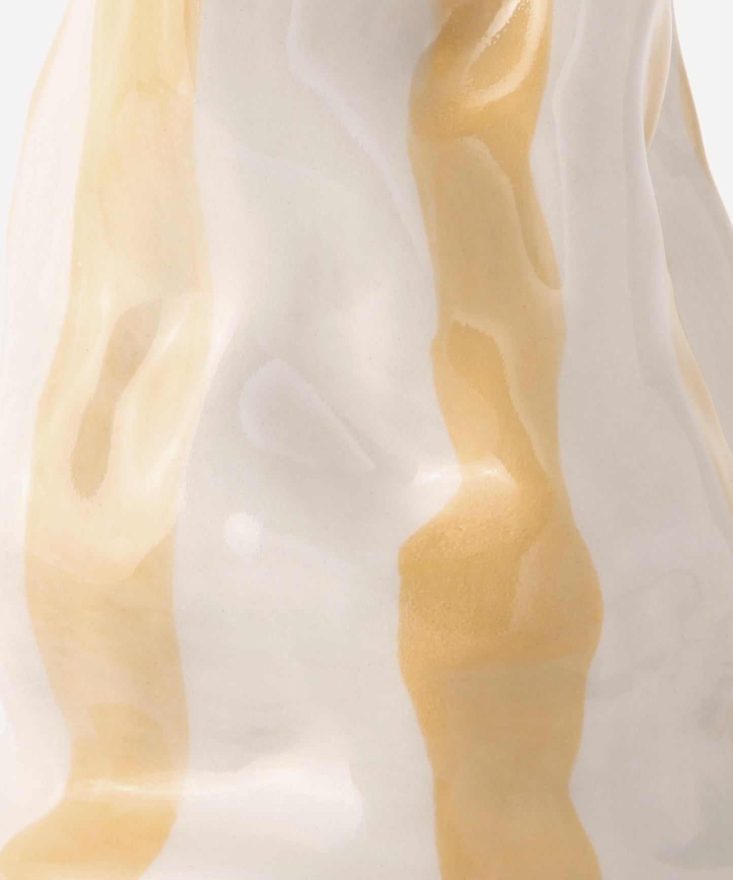 Straw Candy Stripe Vase