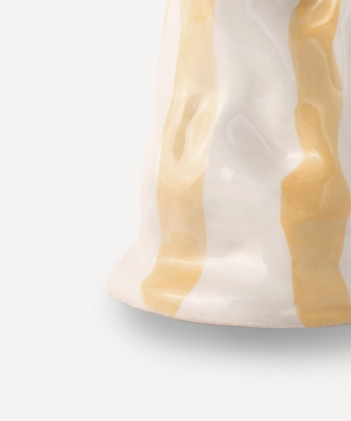 Straw Candy Stripe Vase