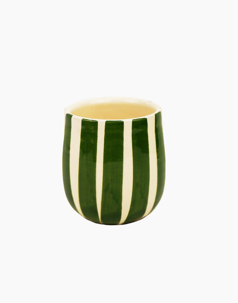 Moroccan Handmade Striped Espresso Cup