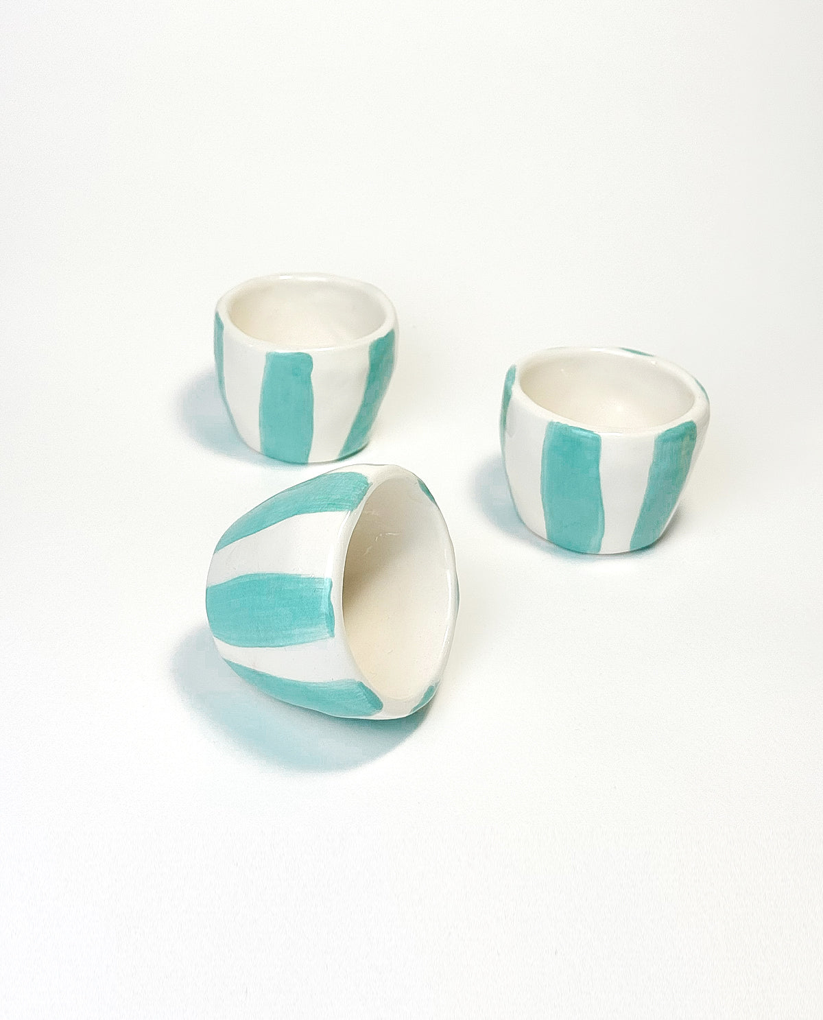 STRIPE CERAMIC ESPRESSO CUPS