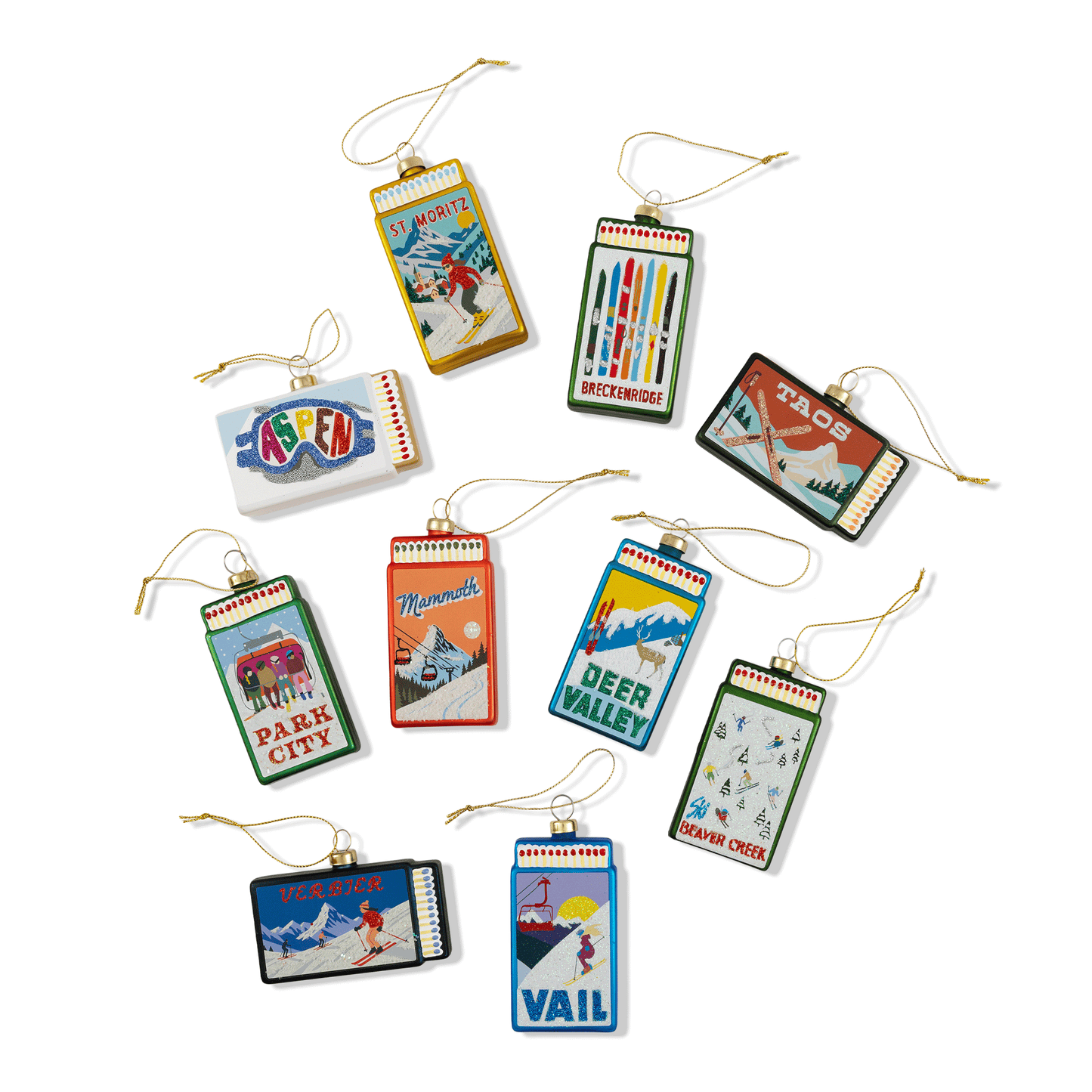 Matchbook Ornament - Charlotte