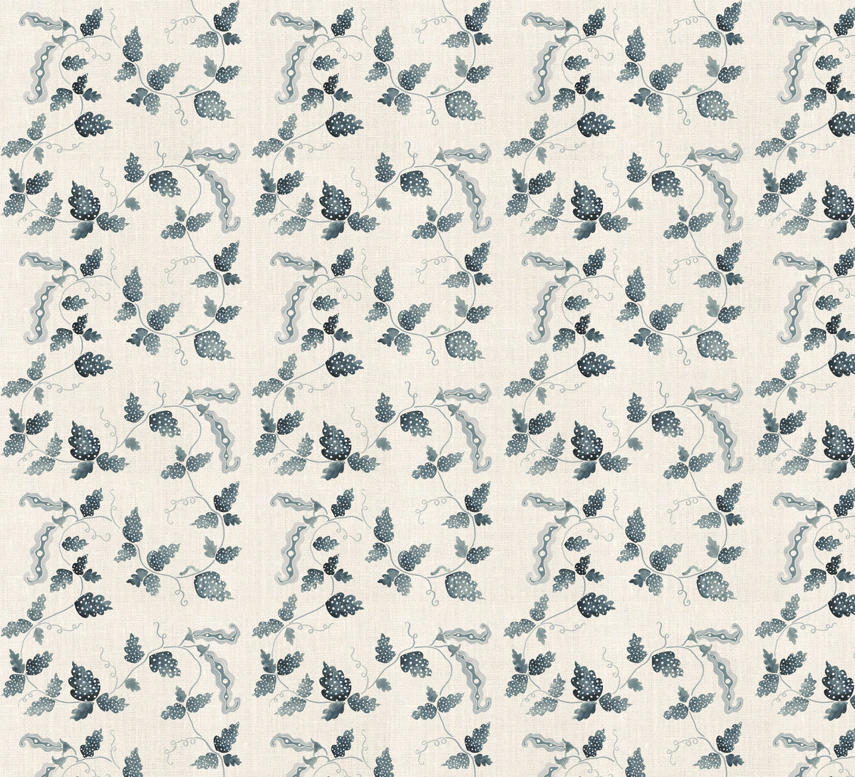 Sweetest Pea Fabric -  Indigo