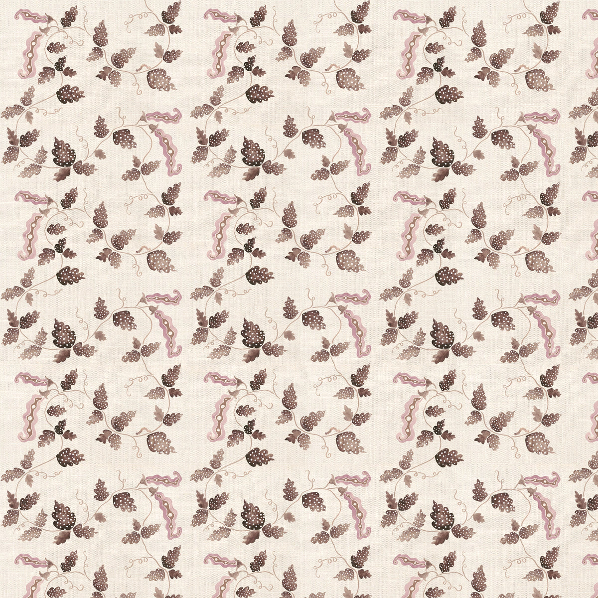 Sweetest Pea Fabric -  Mocha