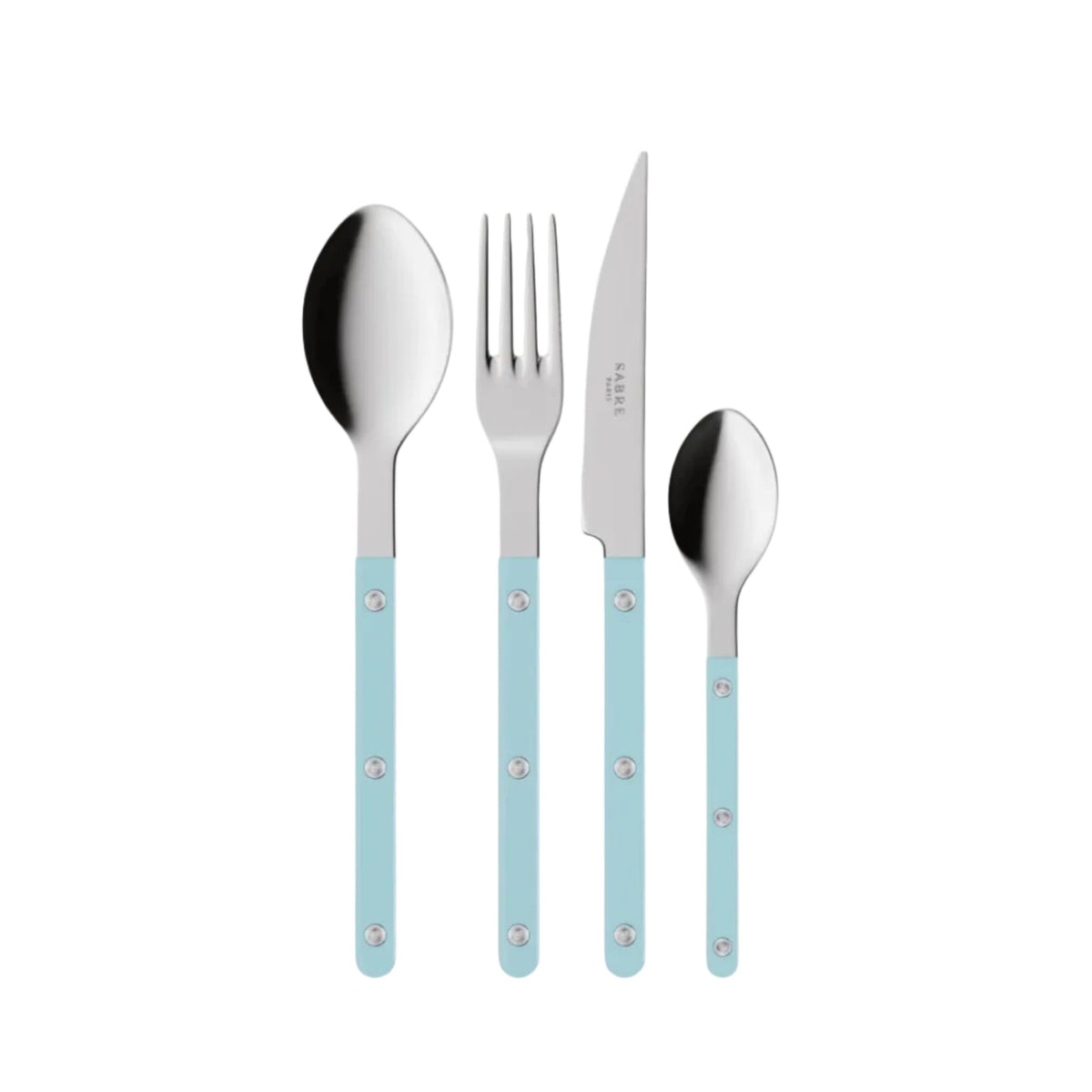 Sabre Paris Bistrot Cutlery Set: Pastel Blue