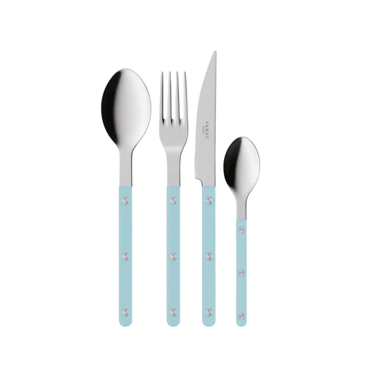 Sabre Paris Bistrot Cutlery Set: Pastel Blue