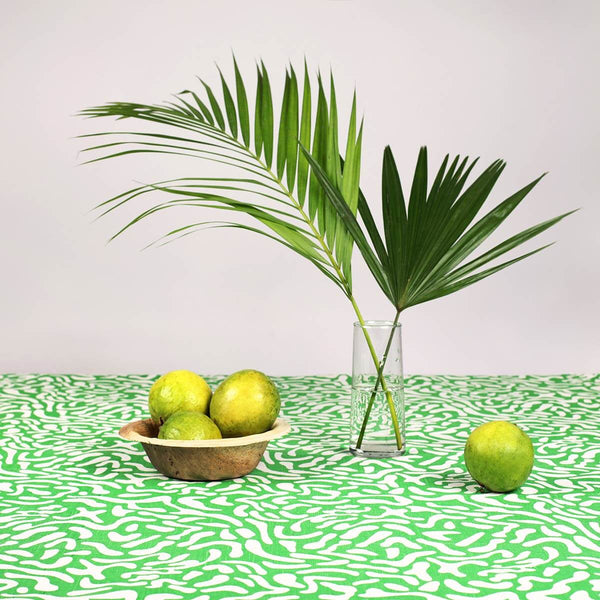 Green Golf Course Table Cloth