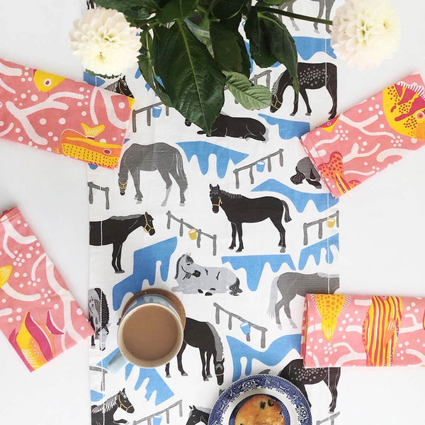 Horse Ranch Table Runner