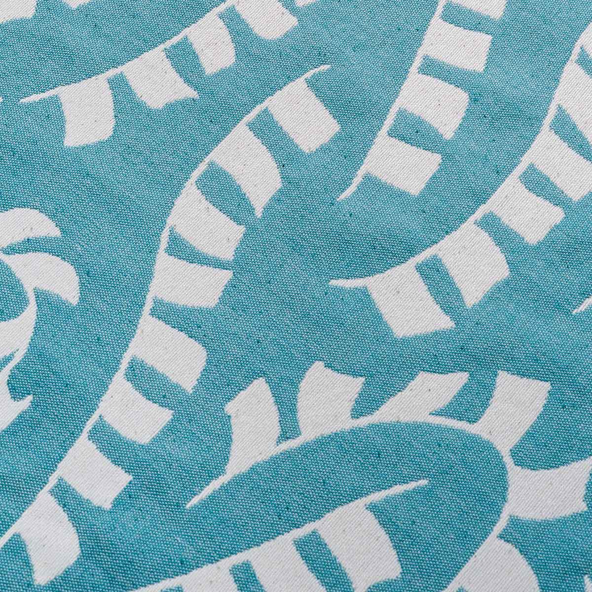 Teal Prayer Flag Fabric