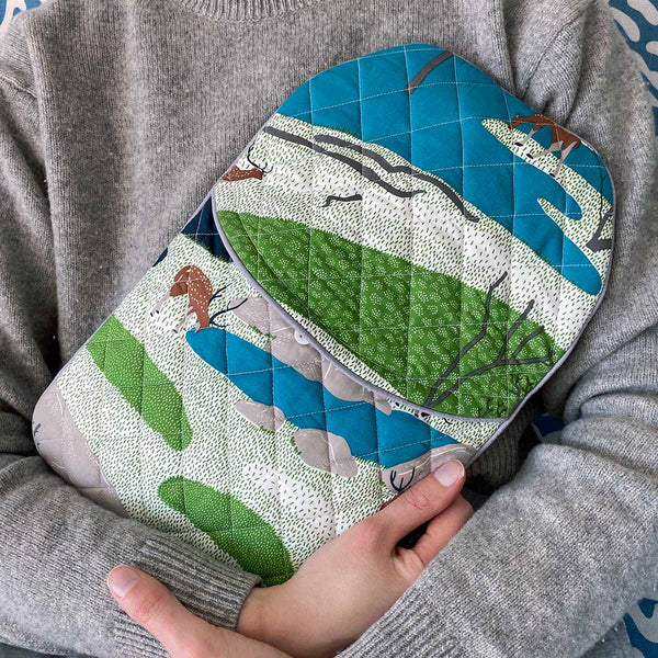 Spotted Deer Hot Water Bottle Cover