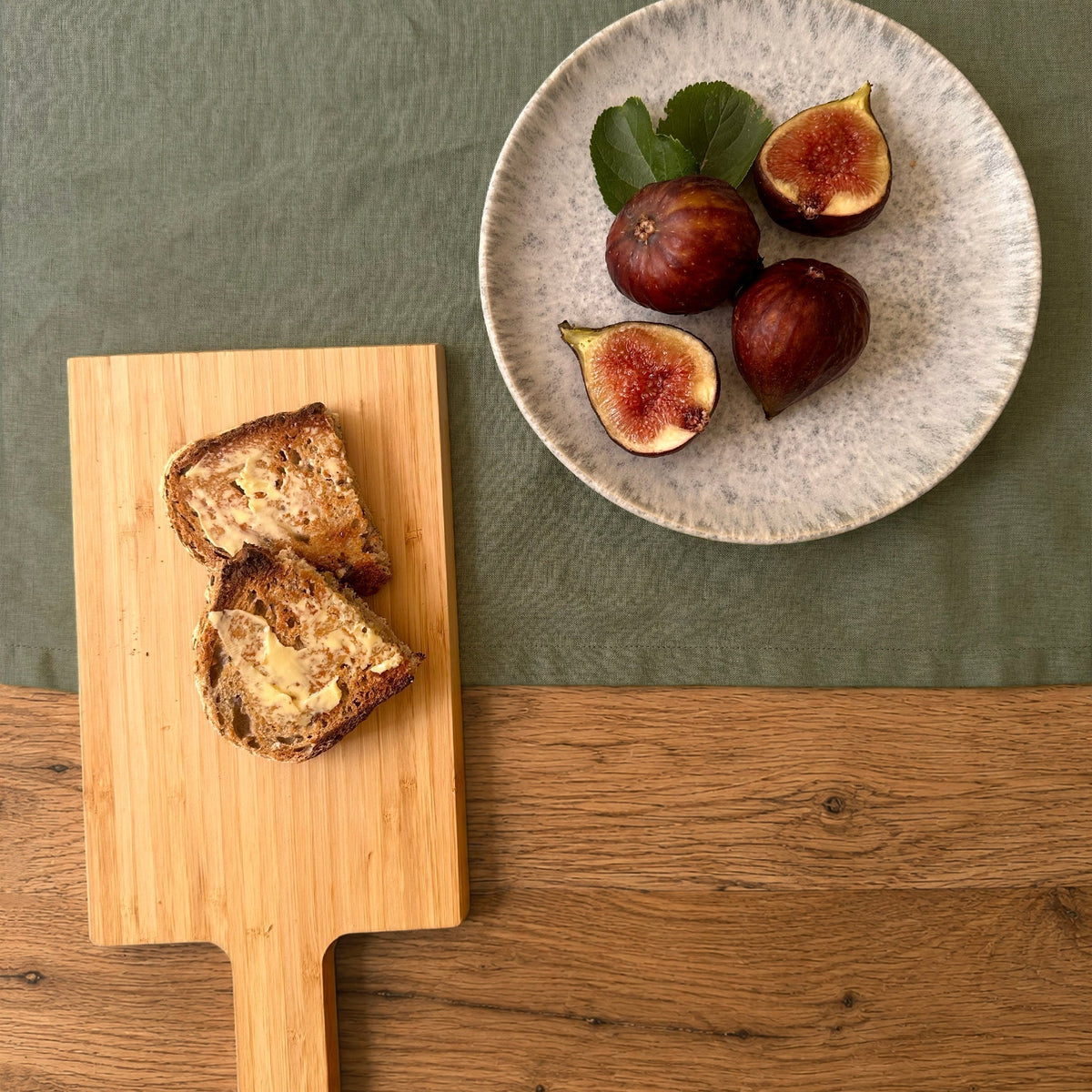 100% Linen Table Runner OEKO-TEX® Certified - Sage Green