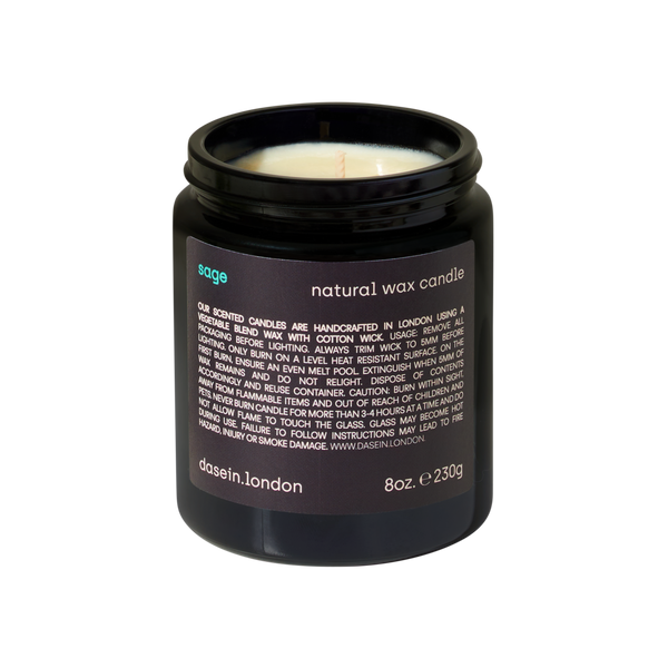 Sage Natural Wax Candle (230g)