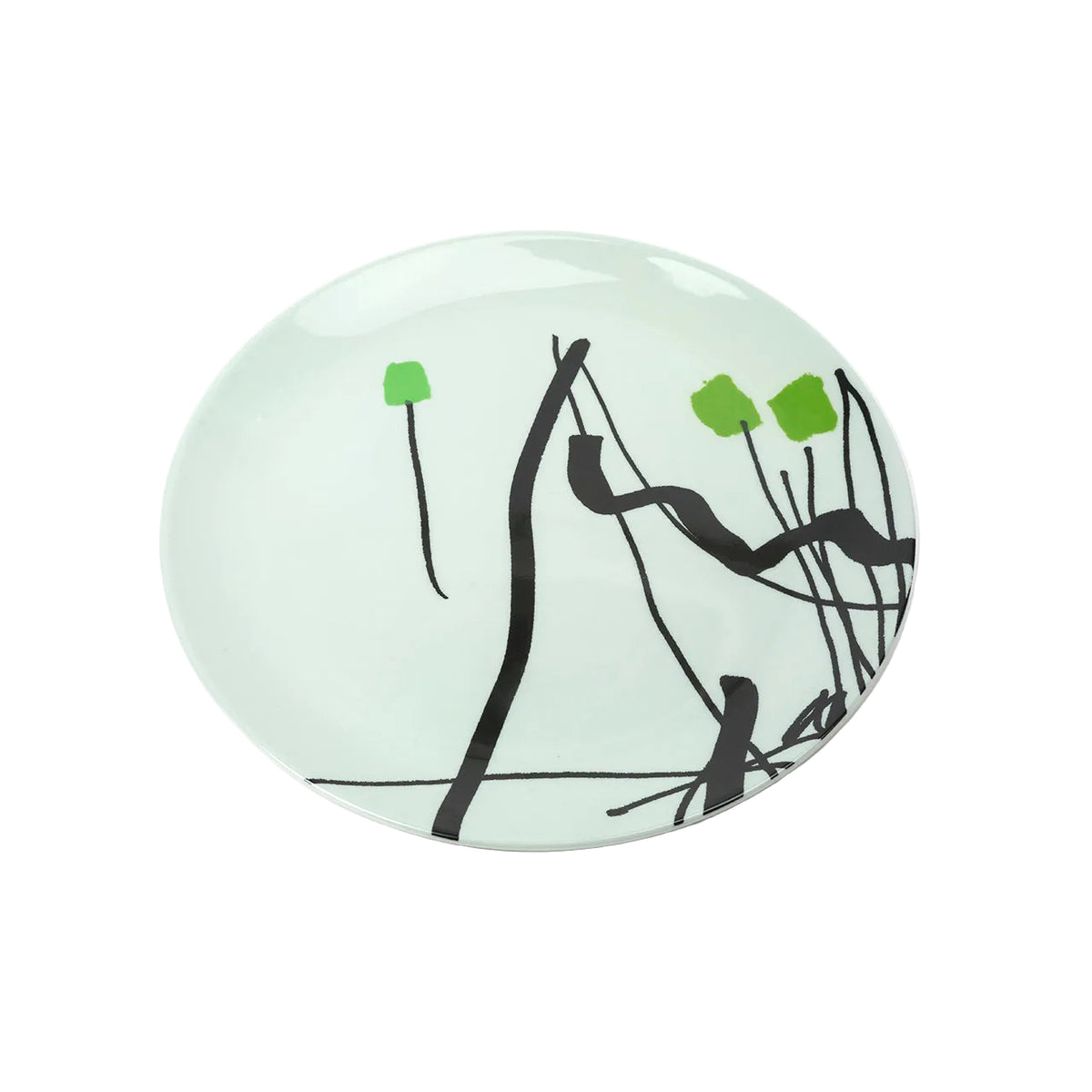 Bruce McLeans Garden Ware plates are the perfect dinning piece, lithographed with hand painted designs done by Bruce