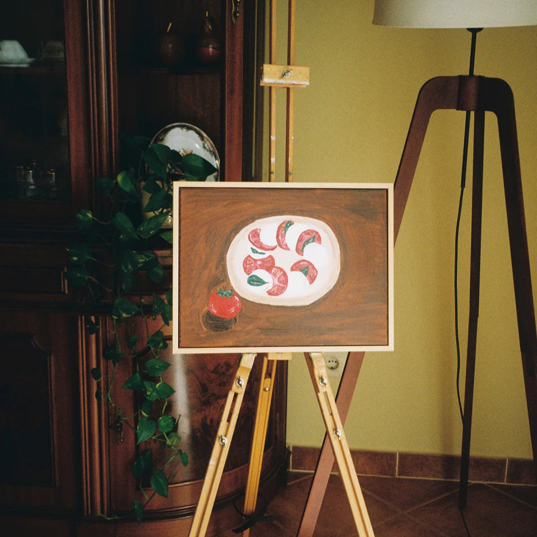 Salata Caprese Painting