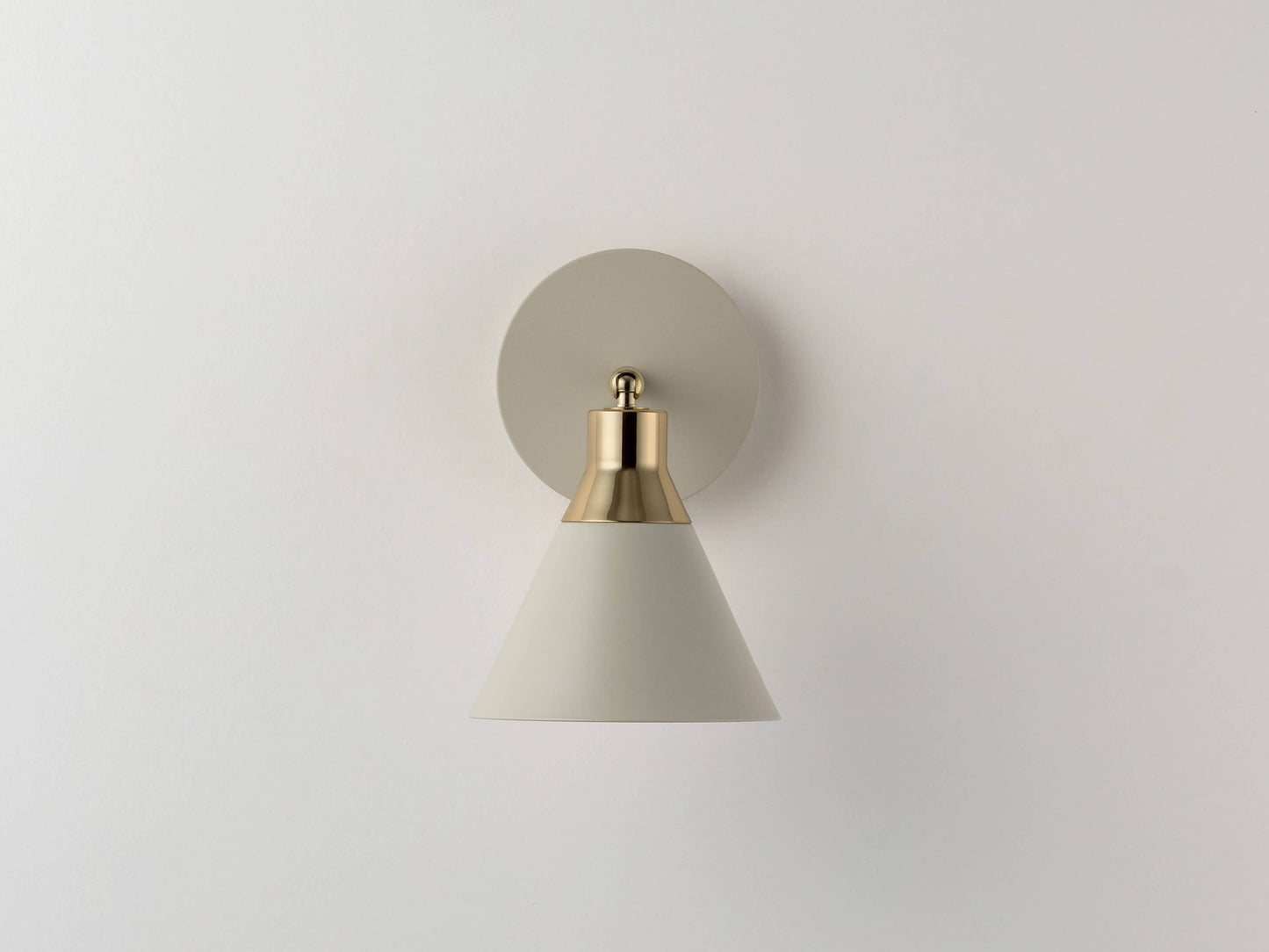 Sand cone wall light